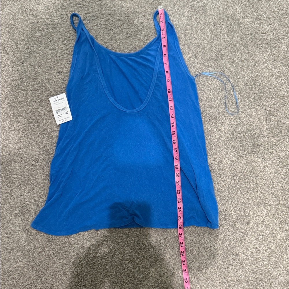 Free People Vibrant Blue Tank Top - Picture 5 of 5